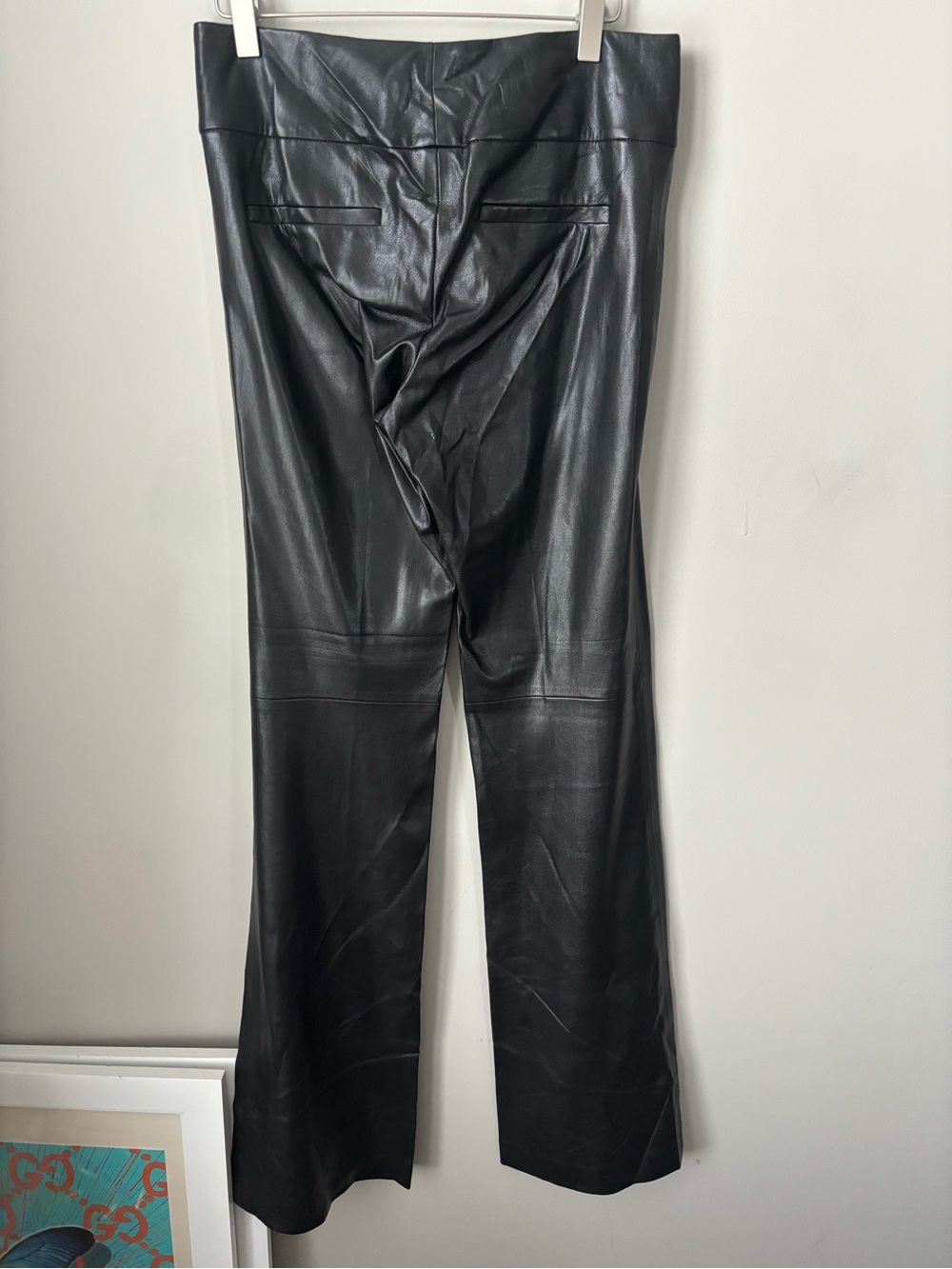 Alice + Olivia “Olivia” Vegan Leather Bootcut Pant 4 - Picture 8 of 13
